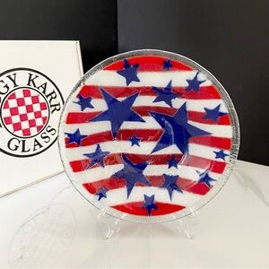 Fourth of July Patriotic Flag Bowl by Peggy Karr